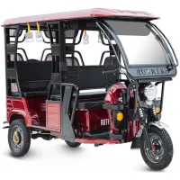 Электротрицикл Rutrike Рикша 60V1000W красный